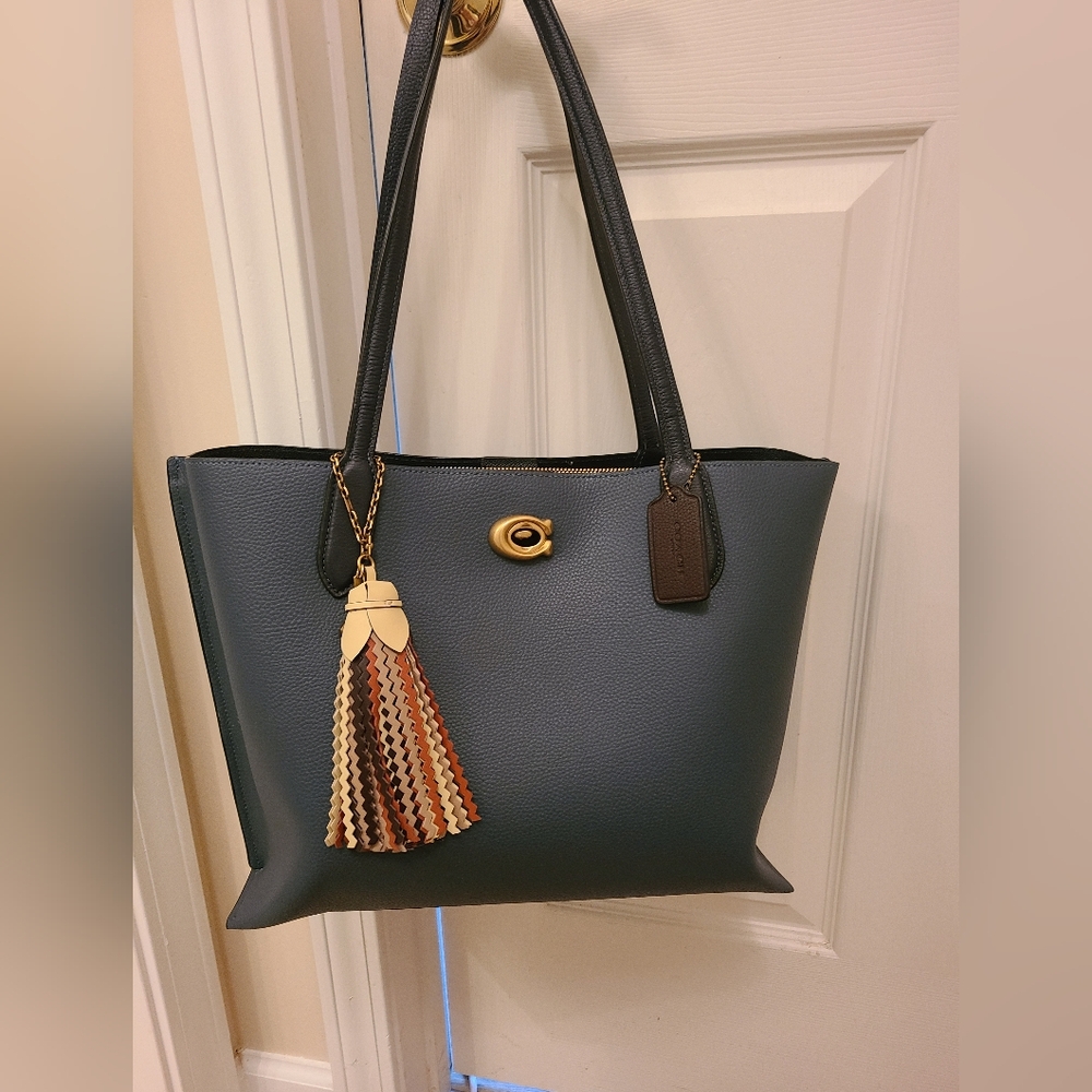 Coach Willow Tote Bag In Colorblock